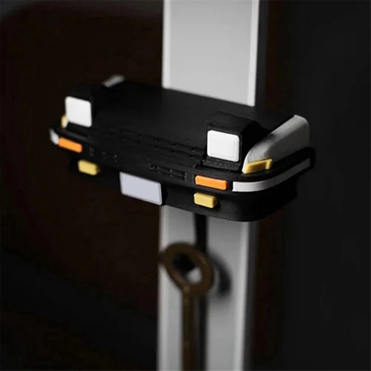 Wall-Mounted Antique Key Hook, Classic Style, Door Key Storage Rack, to Define A Clear Space in the Home. Miata Red