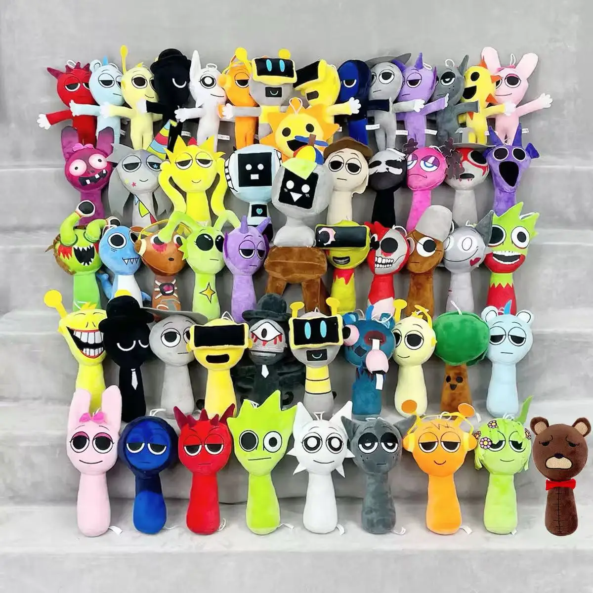 Sprunki Peluche Sprunki Peluche Doll Cantanti Oren Wenda Gioco Cartoon Cuscino di pezza Bambini Compleanno Regali di Natale