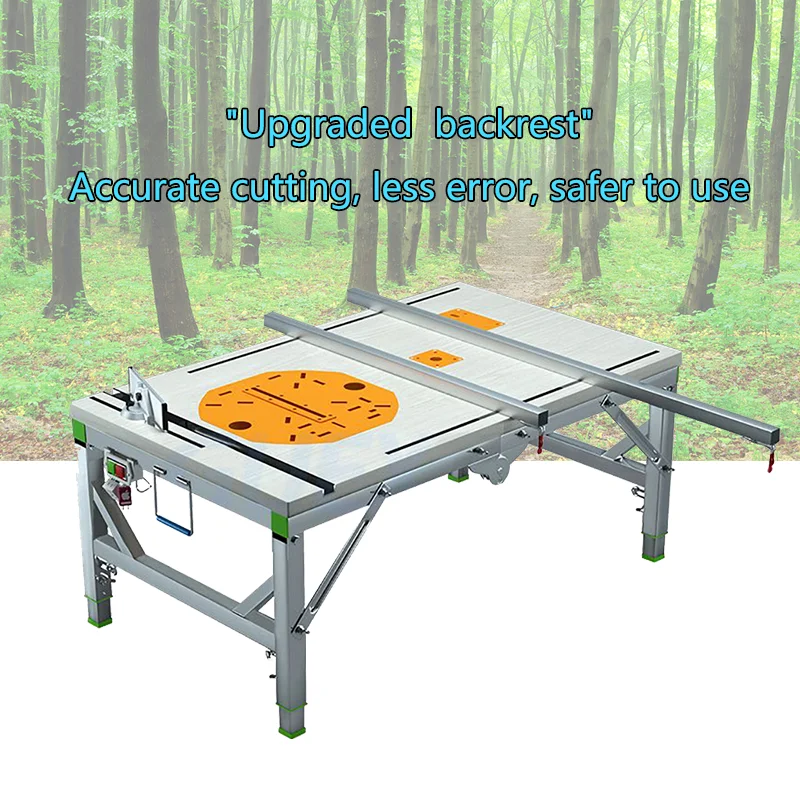 80*120CM Multifunctional Folding Woodworking Work Bench DIY Saw Table Portable Mini Table Panel Saws Woodworking Table Carpentry
