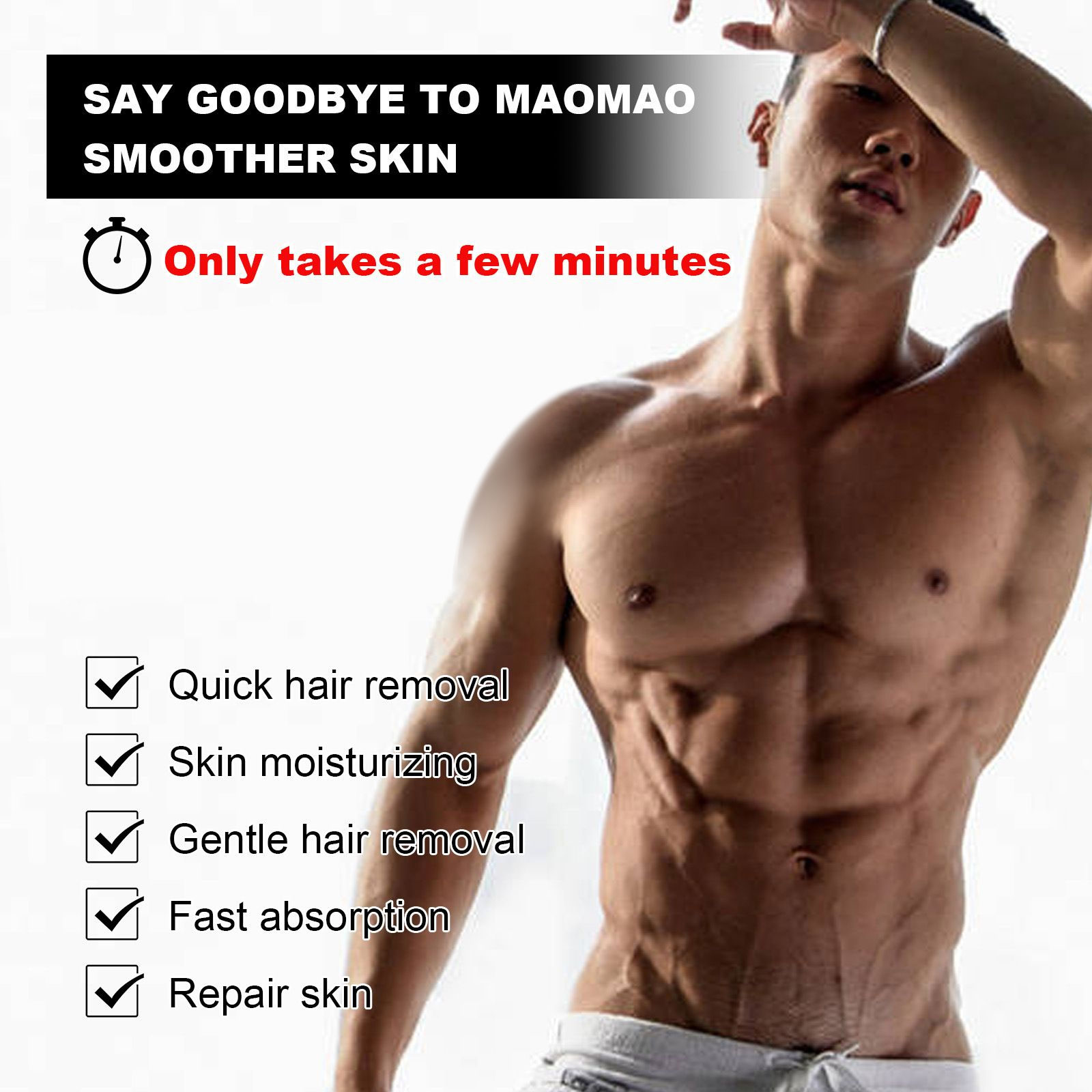 Mężczyźni Aloe krem ​​do depilacji odżywczy bezbolesny, nie drażniący inhibitor wzrostu utrzymuj gładki trwały balsam do depilacji ciała