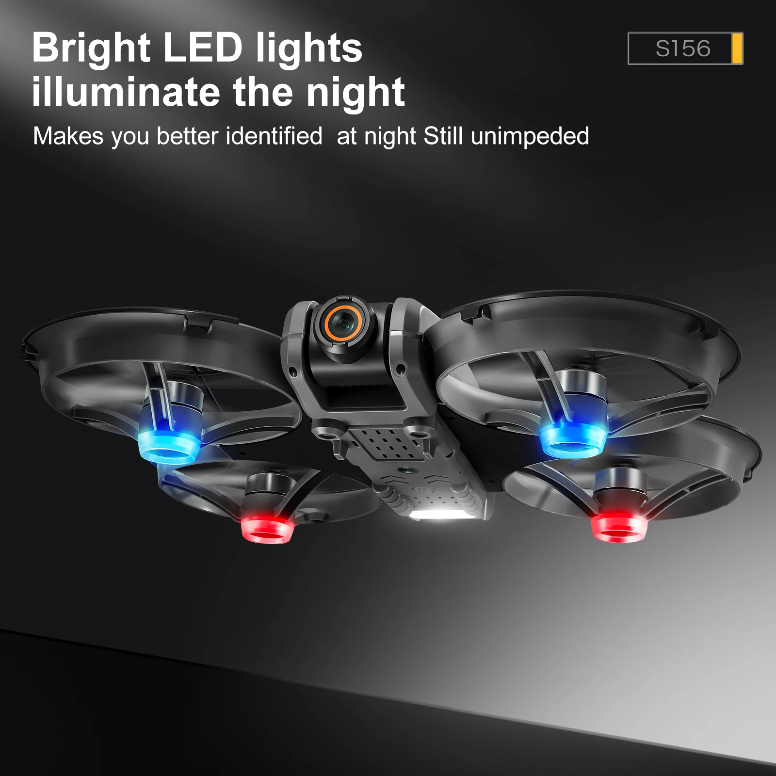 Xiaomi s156 drone motores sem escova 8k profissional hd câmeras duplas 5g wifi fpv fluxo óptico pairar evitar obstáculos quadcopter