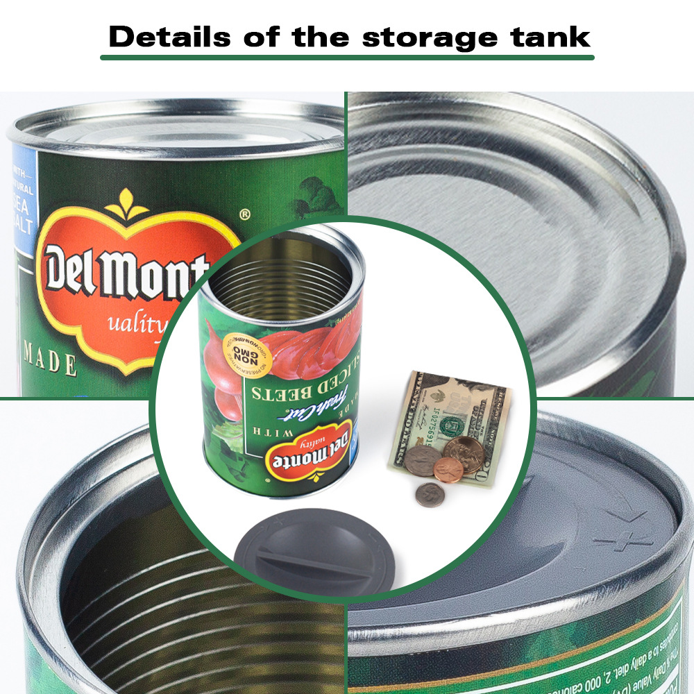 Multi-functional Tinplate Container Small Objects Beet For Cans Combo Organizers Home Storage Hidden Money Safe Hiding Box