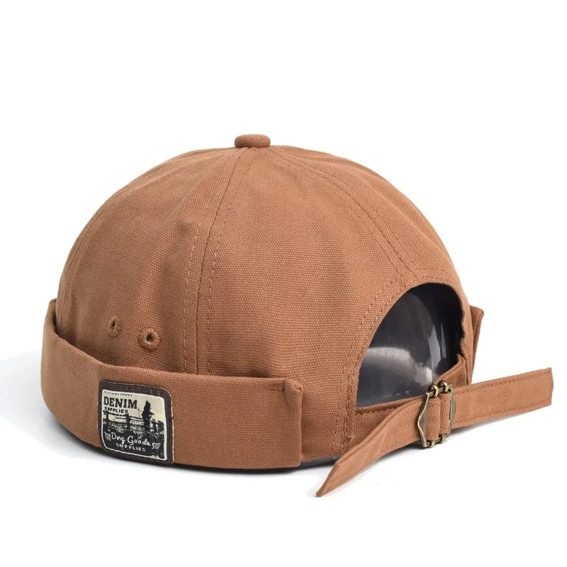 Sombrero de cuero de melón Retro británico, boina de Hip-hop para las cuatro estaciones para hombre, sombreros de propietario de moda urbana, sombreros de Hip-hop, sombrero de marinero