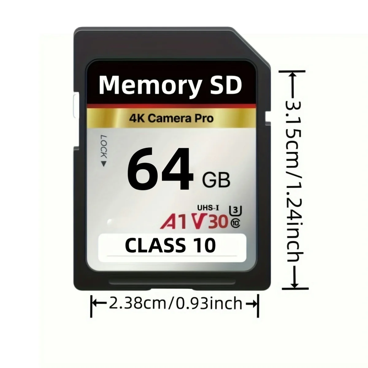 Memory Card U3 High Speed 128GB 64GB 32GB Memory Card Classe 10 3D 4K V30 Video High Speed