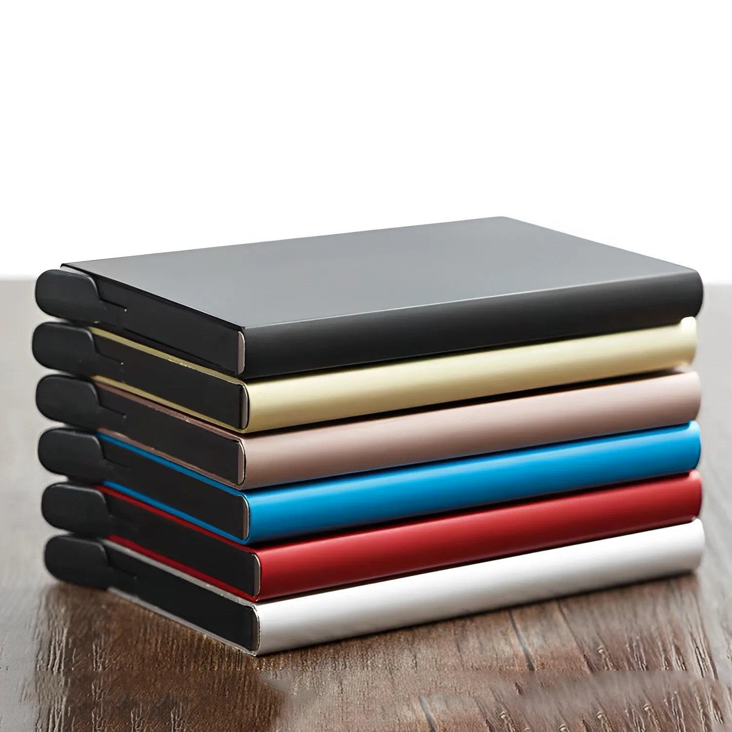 ID crédito tarjetero cartera marca de lujo hombres mujeres Anti Rfid bloqueo protegido magia delgada Mini dinero pequeño billeteras caso