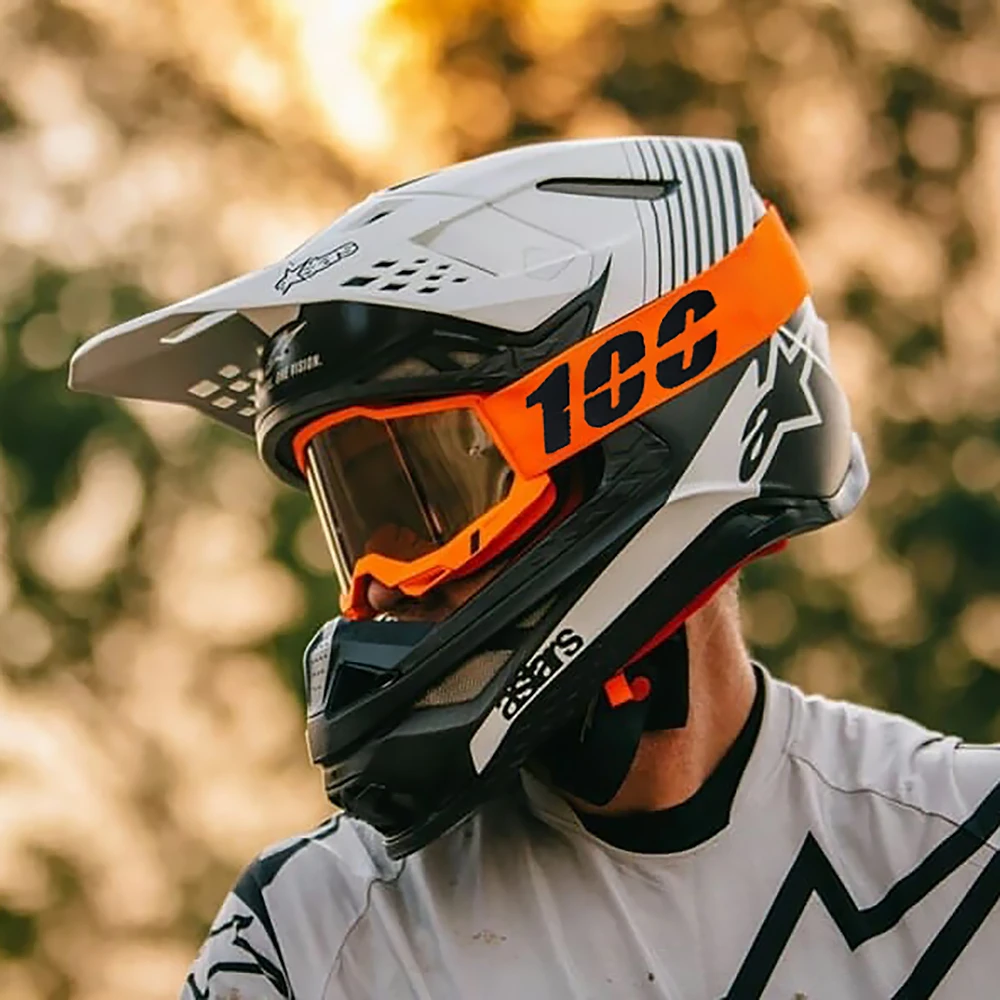 100 Motocross-Brille, MX Off Road Masque Helme, Brille, Ski, Sport, Gafas für Motorrad, Dirt Bike, Brille