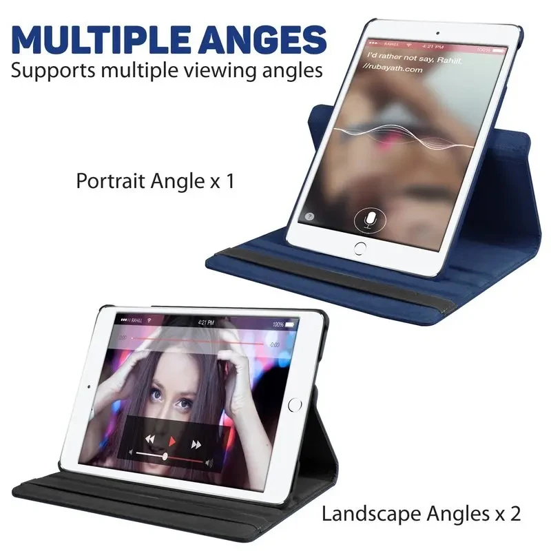 For iPad 9.7 5th 6th Case iPad Air 11 2 3 4 5 10.9 Rotate Stand Cover for iPad 10.2 7th 8th 9th 10th 11th Generation Pro 11 Case