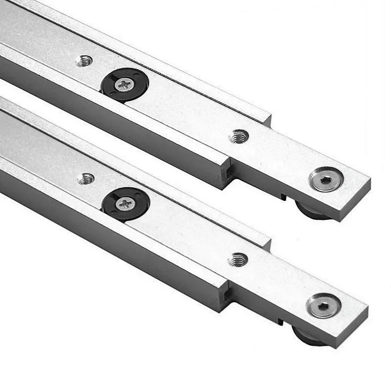 T Slot Miter Bar Slider Kit, อลูมิเนียมอัลลอยด์ T-รูป Rail Oblique Joint Slider พร้อมล้อ - Non Perforated T-รูปบาร์ท่องเที่ยว