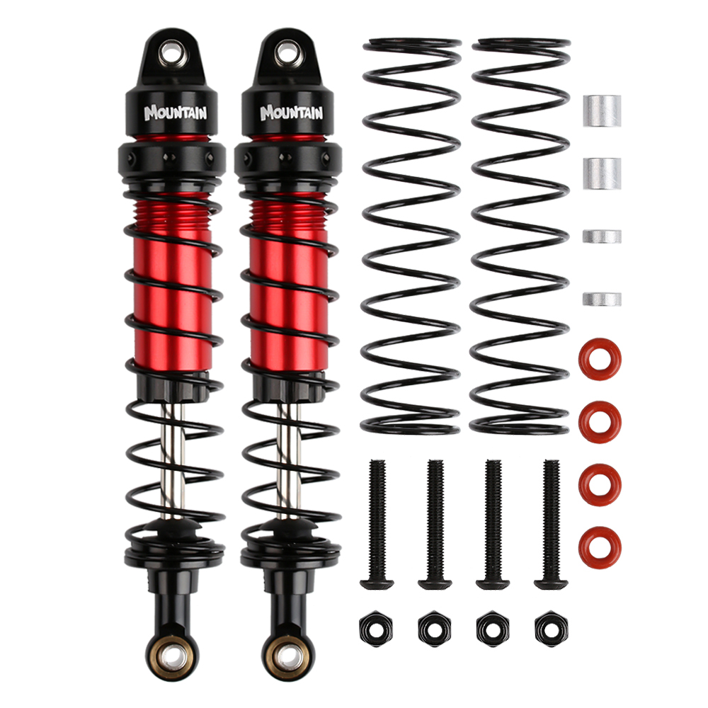 Amortiguador de aluminio INJORA 90/100/110/120mm amortiguador para 1/10 coche trepador de control remoto Axial SCX10 90046 Capra AXI 231017   TRX-4 Gen8