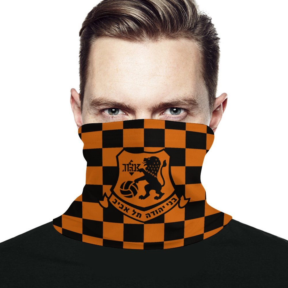 Маска для лица Bnei Yehuda Fc, бесшовный тюрбан, головной убор, теплый уличный многофункциональный
