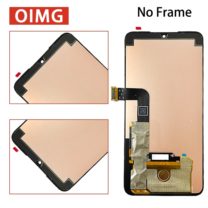 6.4“NEW For LG G8X V50S ThinQ LCD Touch Screen Digitizer For LG G8x V50s LMG850EMW LM-V510N LCD With Fingerprint