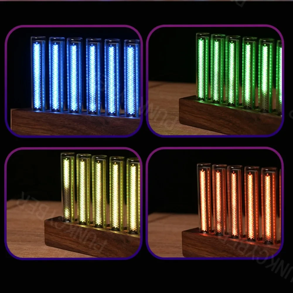 LED Audio Lights Music Pick Up Audio Spectrum Lights Esports Room Atmosphere Lights Games Room Table Decoration Gifts