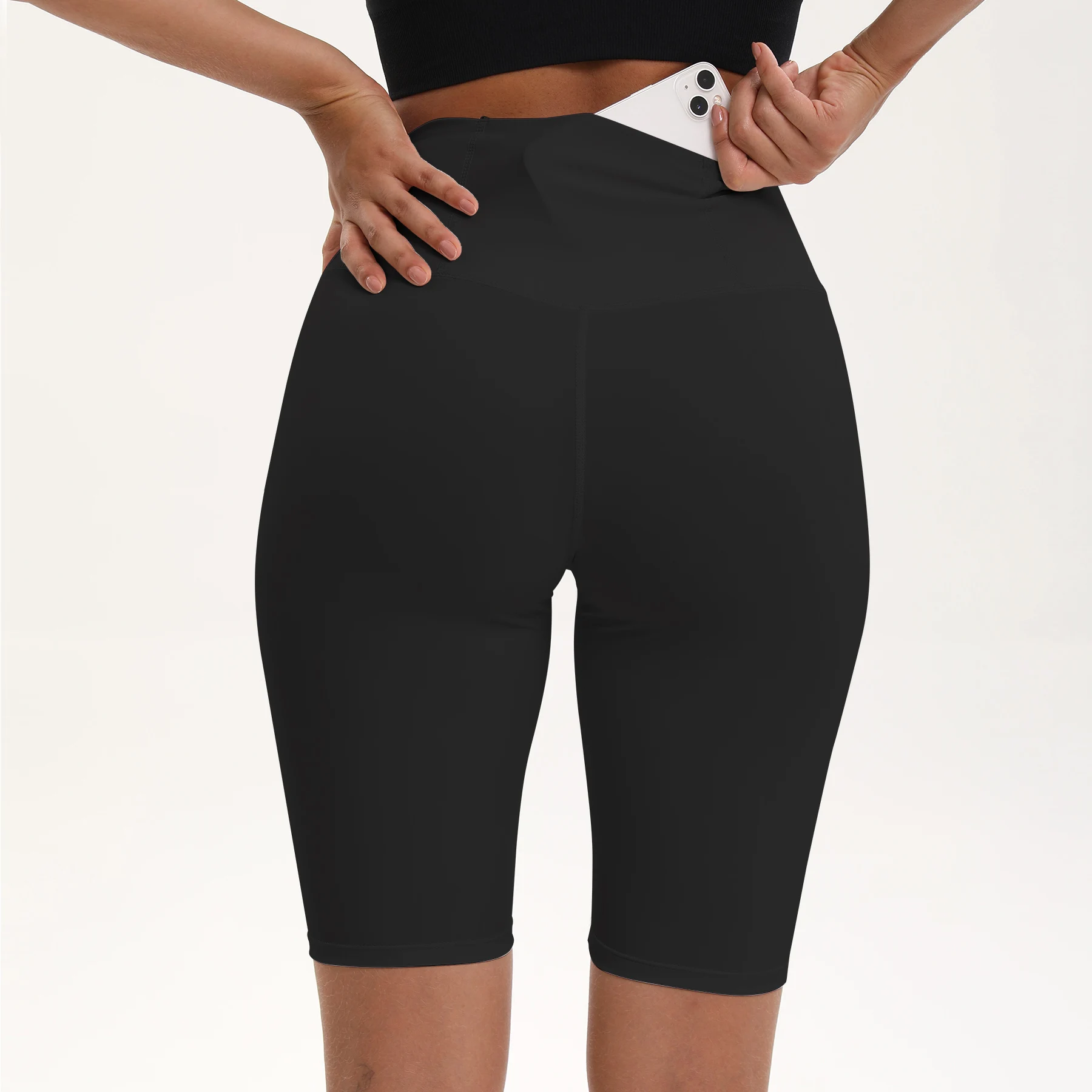 Frauen Sport Shorts Hohe Taille Yoga Shorts Slim Fit Butt Lift Gym Laufen Hohe Elastische Shorts Hohe Qualität Fitness Shorts