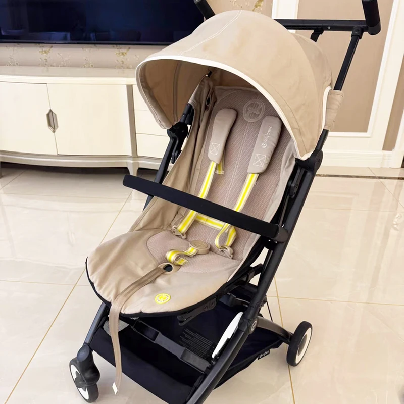 Apoio de braço para carrinho compatível com gb pockit plus all city cybex libelle/2/pro orfeo buggy barra amortecedora flexível dobrável fácil para viagens