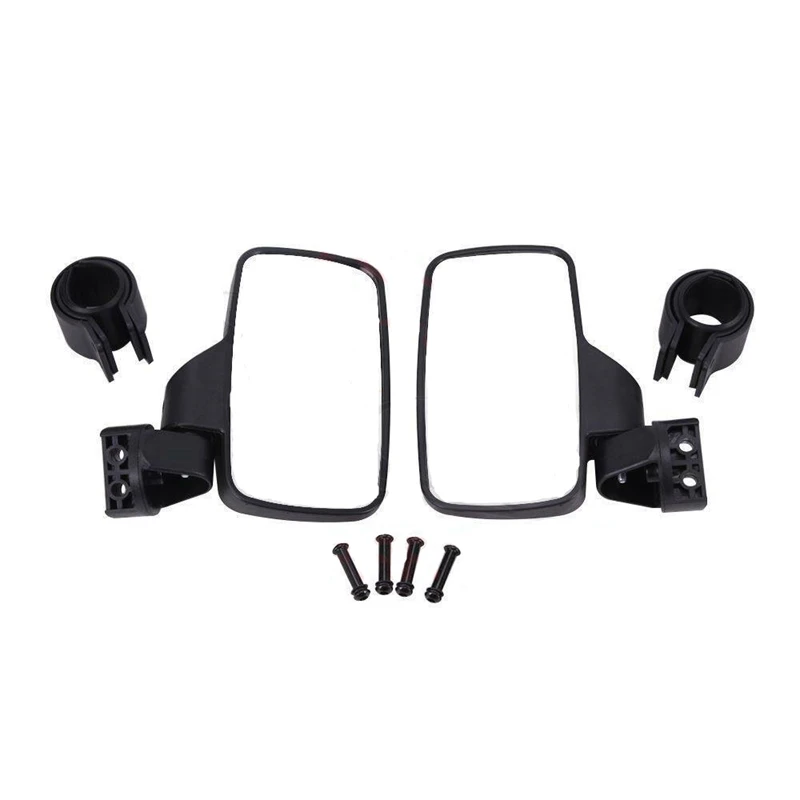 2PCS UTV กระจกมองหลังด้านข้างกระจกอุปกรณ์เสริม 1.75 "2" ROLL CLAMP สําหรับ Polaris RZR Ranger 800 900 1000 Yamaha CAN AM
