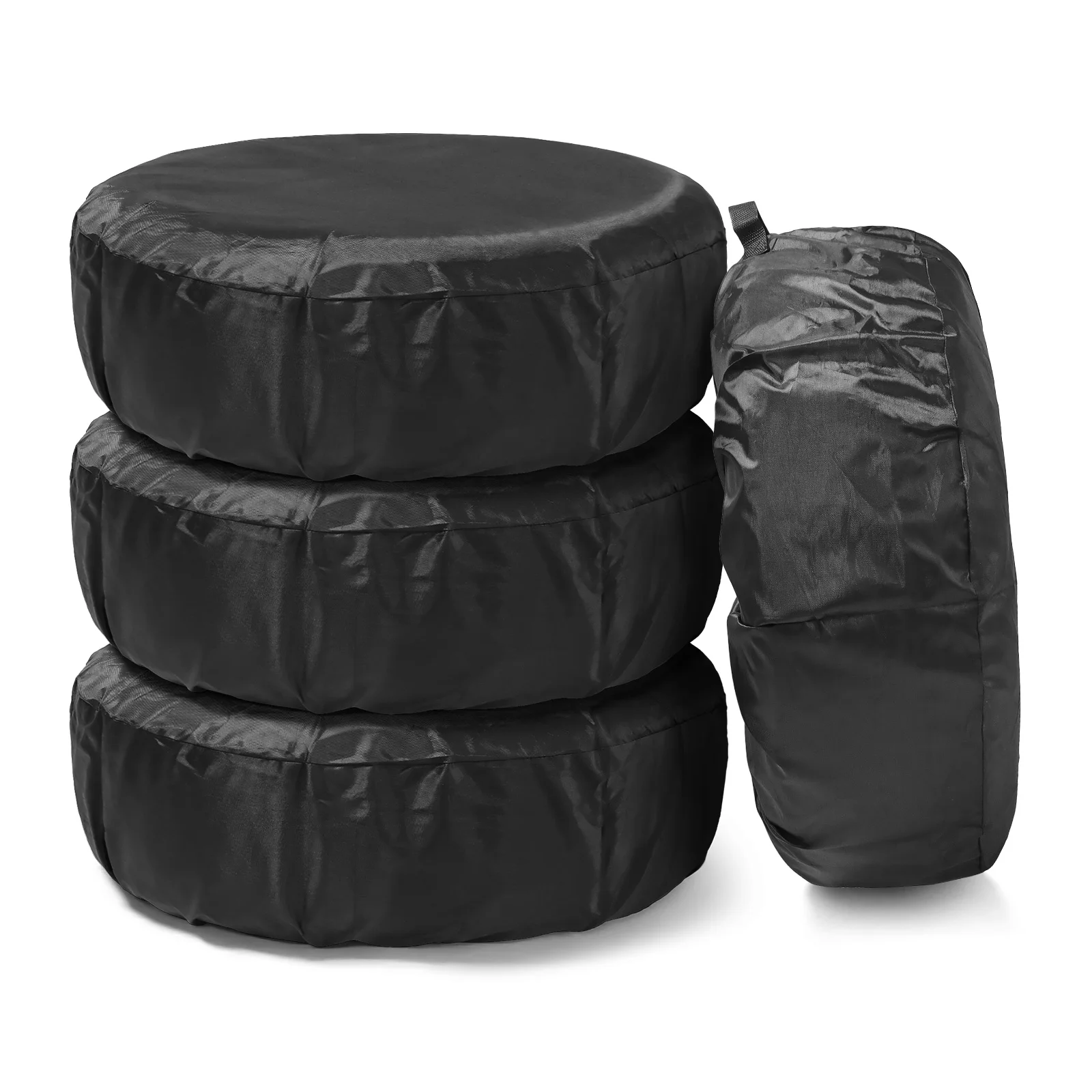 1/2/4PCS Auto Reserverad Abdeckung Polyester Auto Auto Rad Reifen Abdeckung Schutz Fahrzeug Reifen Rad Abdeckungen zubehör Staubdicht
