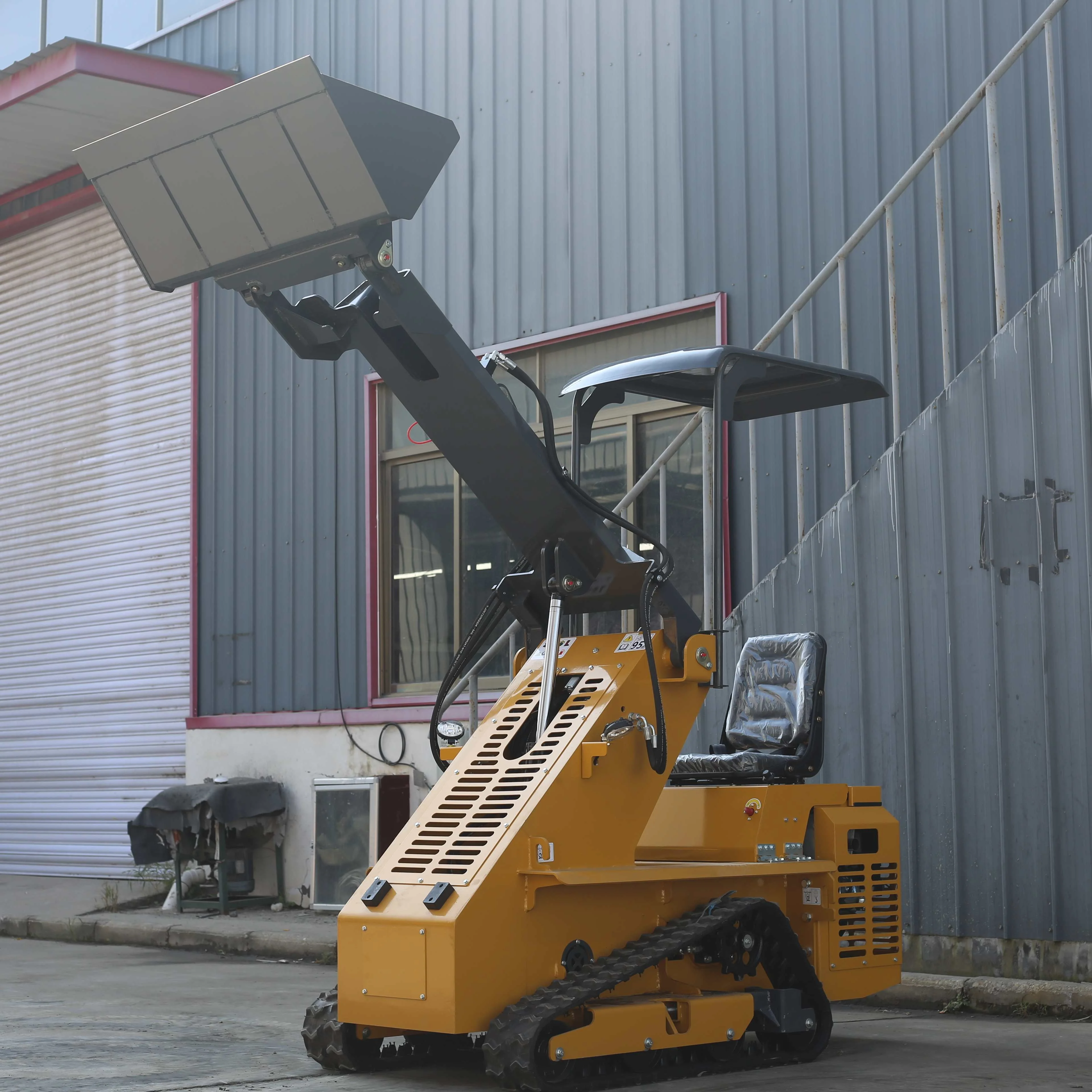 Wheel Skid Steer Loader Customized  Mini  loader Skidsteer  loader Front Loader  Free shipping Kubota EPA Euro V Small Loader