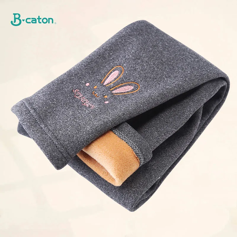Otoño Invierno niños niña Legging espesar cálido niños niña caliente felpa Legging pantalones cintura elástica Leggings niños pantalones