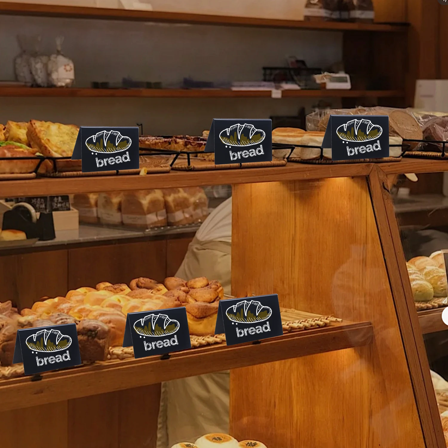 5-20Pcs 4"x2.6" PVC Mini Chalkboard Signs for Chalk Sign for Food Party Buffet Table Sign Erasable Chalkboard For Wedding Bakery