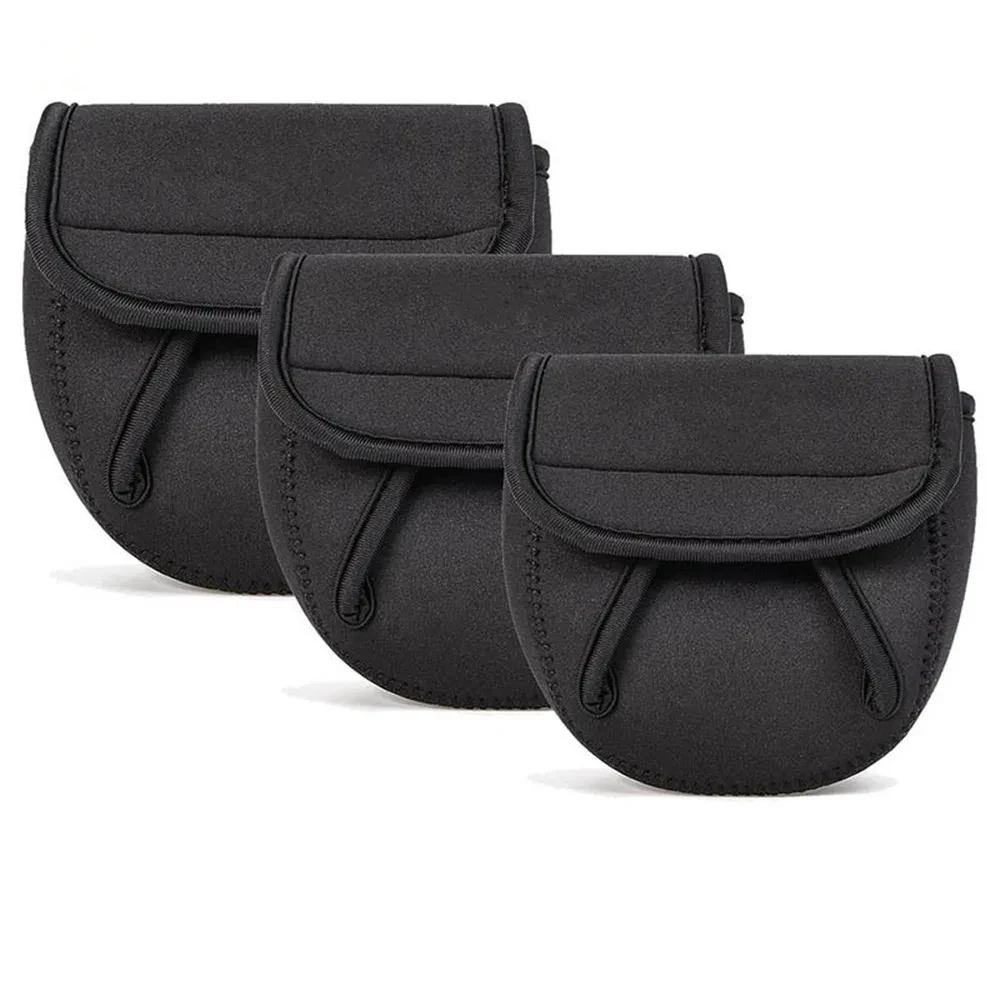 S/M/L Spinning Visserij-reel Cover Neopreen Wiel Beschermhoes Waterdichte Reel Tas Opslag Waterdruppel Wiel Pakket Outdoor
