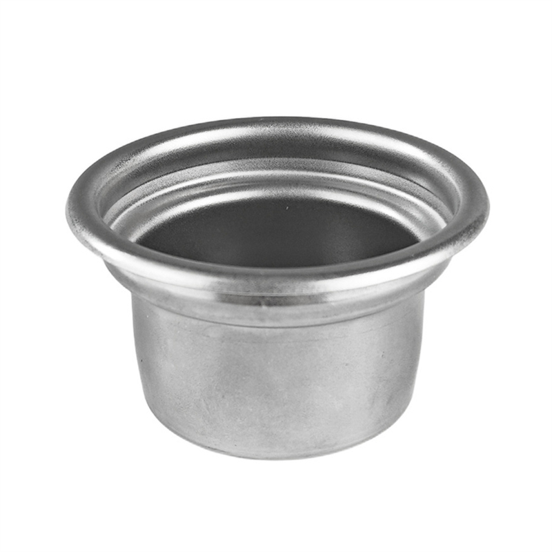 B58B-filtros de café reutilizables, cesta de filtro con mango para máquina de café, cuenco para polvo de cuatro tazas de 58MM, acero inoxidable