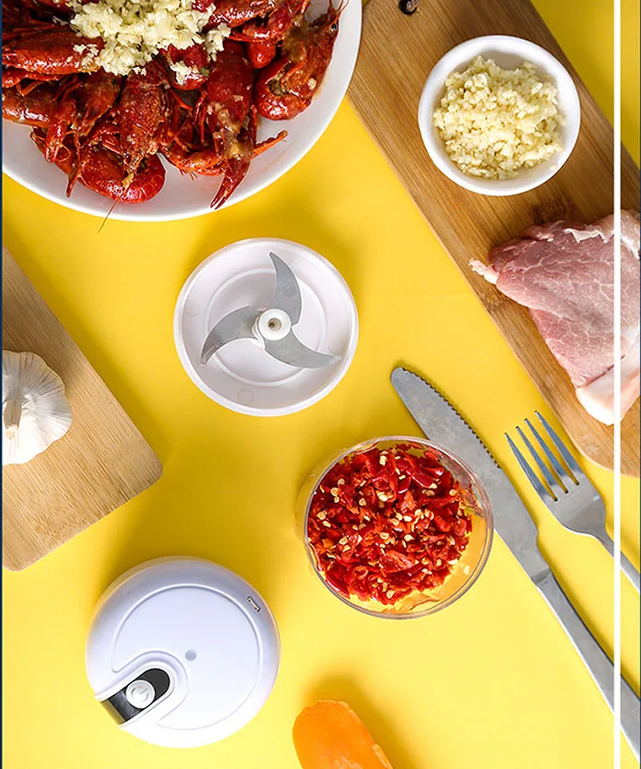 電気ミニベビーフードチョッパー,野菜フードプロセッサー,USB充電