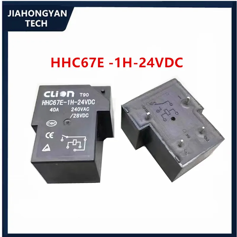 2 pz 5 pz originale HHC67E (T90) -1H-12VDC HHC67E -1H-24VDC relè a 4 pin