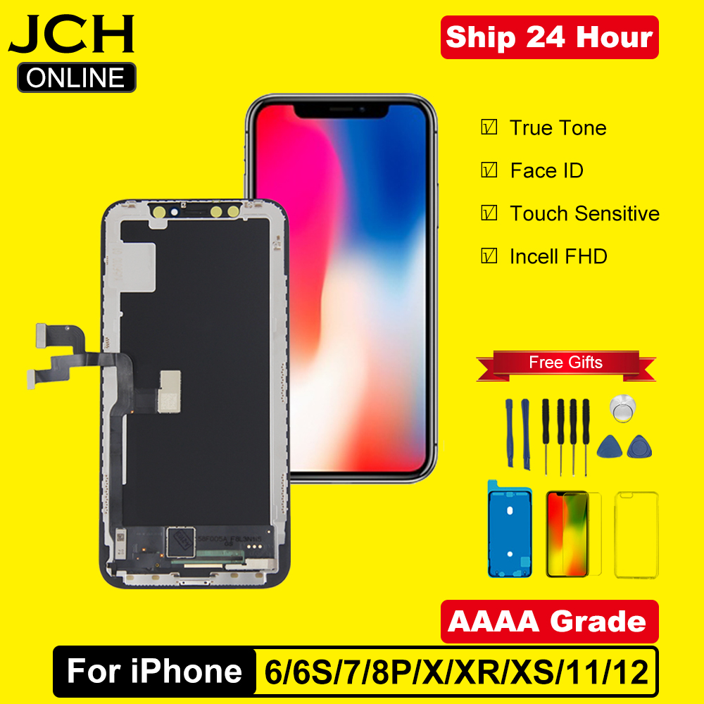 AAAA Grade Voor iPhone 6 6S 7 8 Plus X XR XS MAX 11 LCD Perfect 3D Touch screen Digitizer Vergadering Voor iPhone 12 13 PRO Display