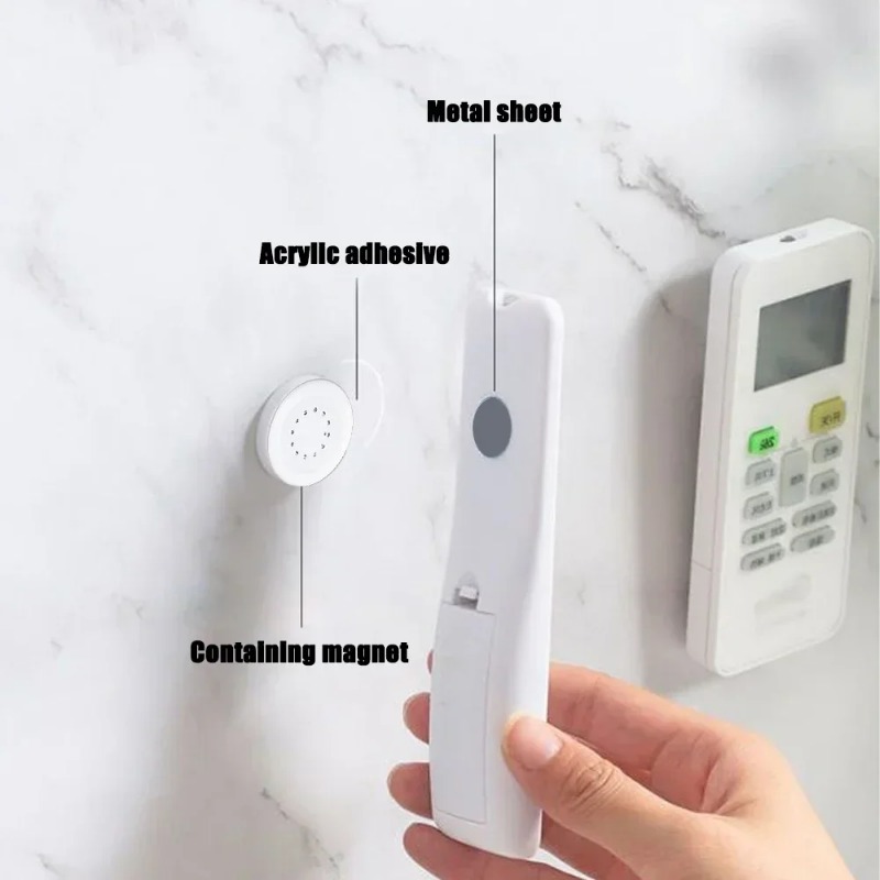 New Powerful Magnetic Hook Home Office Wall-mounted Remote Control Magnet Holder Key Anti-lost Clothes Hanger Organizing Hook