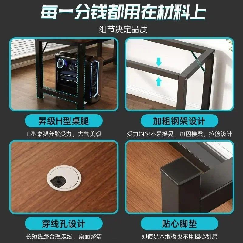 47 in Computer Desk with Drawer, Storage Cabinet Shelve, L Shape Home Office Reversible Study Table, Wood Executive Writing Desk