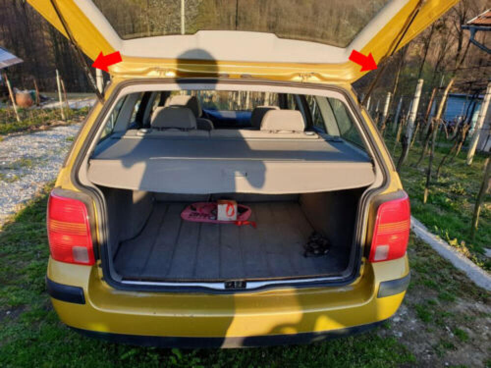 ブートガススプリングスタッド、vwゴルフmk4パサート99-06ステートハッチ用テールゲート