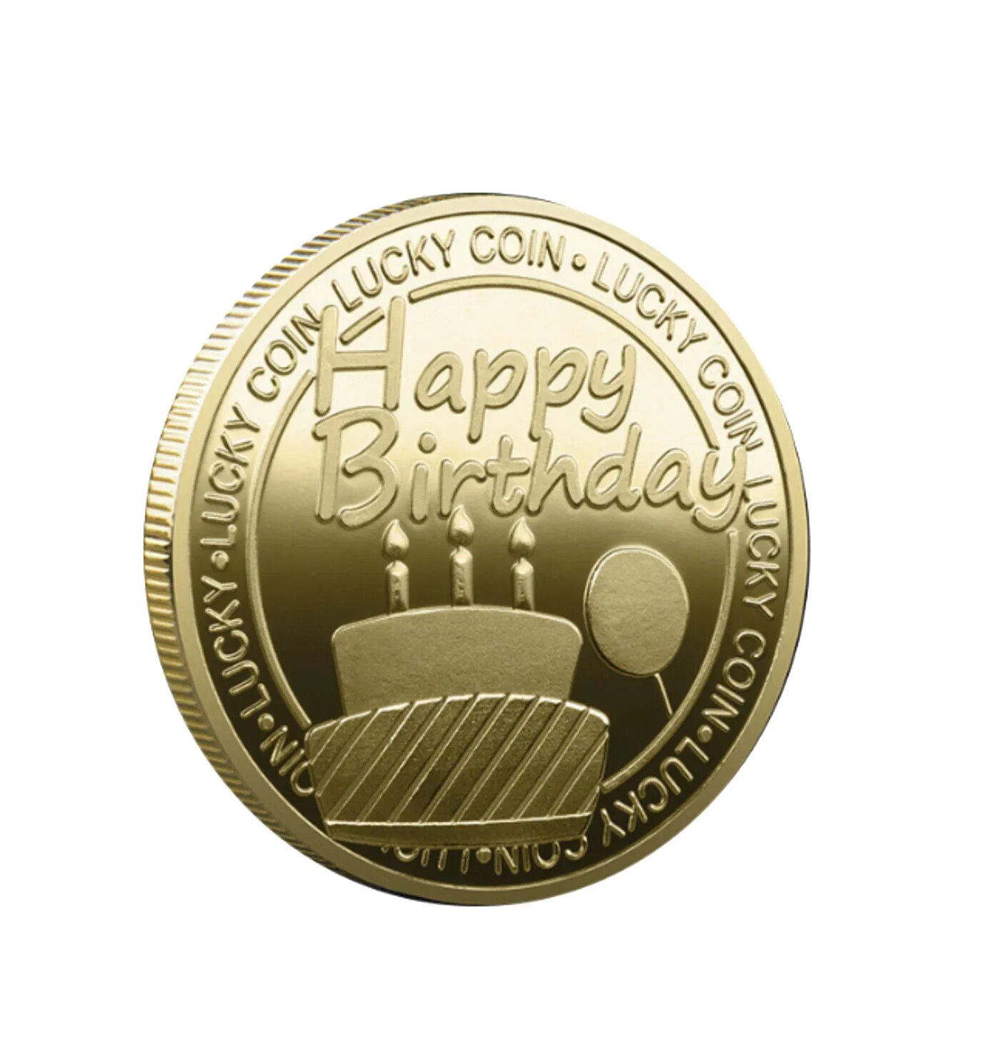 Moneta Bitcoin placcata in oro Collezione d'arte da collezione Regalo Commemorativo fisico Casascius Metallo Imitazione antica Buon compleanno
