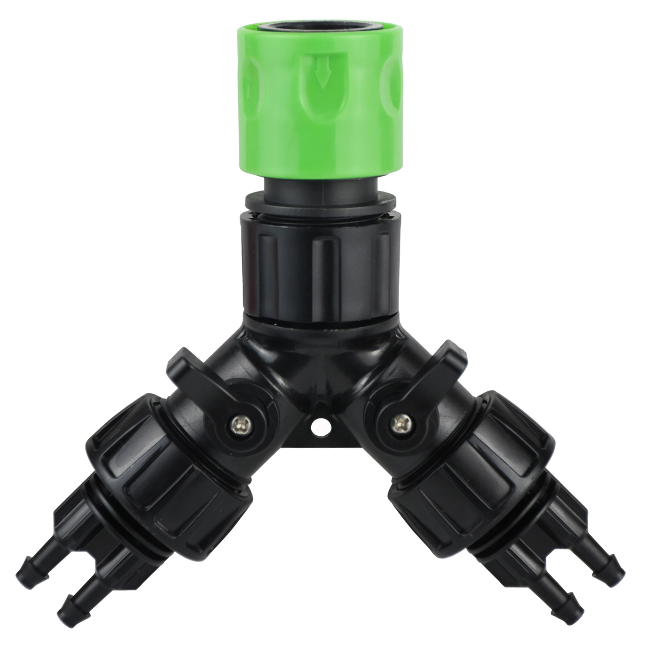 Wasserhahn-Adapter, Tropfbewässerung, 4-Wege-2-Wege-Splitter für Garten, 1/4 Zoll Schlauch, automatisches Bewässerungssystem-Set, Bonsai-Topf, Pflanzengewächshaus