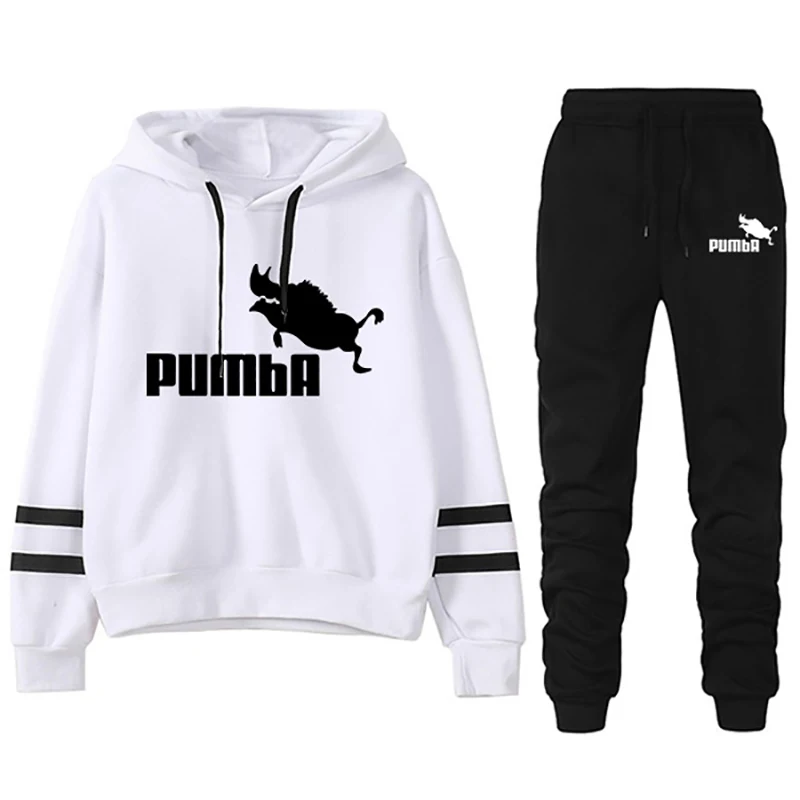 Conjunto de dos piezas para mujer, traje deportivo a rayas, Sudadera con capucha holgada y cómoda, chándal informal para correr diario a juego 2024