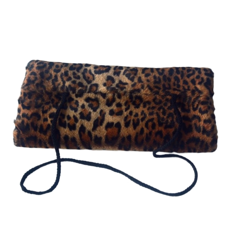 Winter Warm Plush Hand Muff Adult Unisex Cold Weather Hand Warmers with Pocket