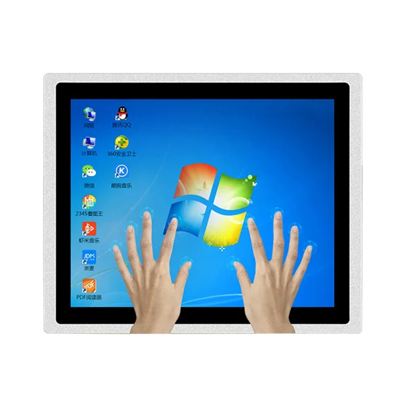 10 12 15 17 19 21.5 Inch Industrial All-in-one Computer Tablet PC Capacitive Touch Screen Core i7-3537U Panel PC Built-in WiFi