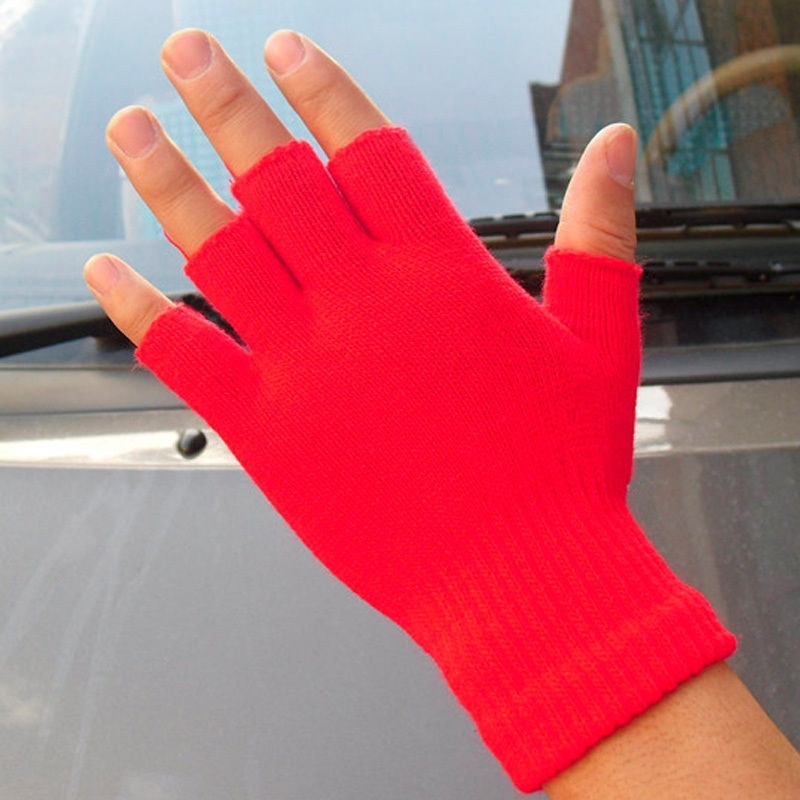 Delysia King Winter Half Finger Gloves