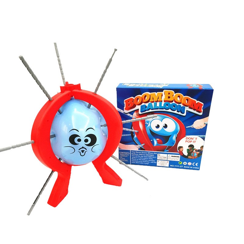 Exciting boom boom balloon tabletop game bursting balloon for party game prop Prank punishment for family kids birthday present