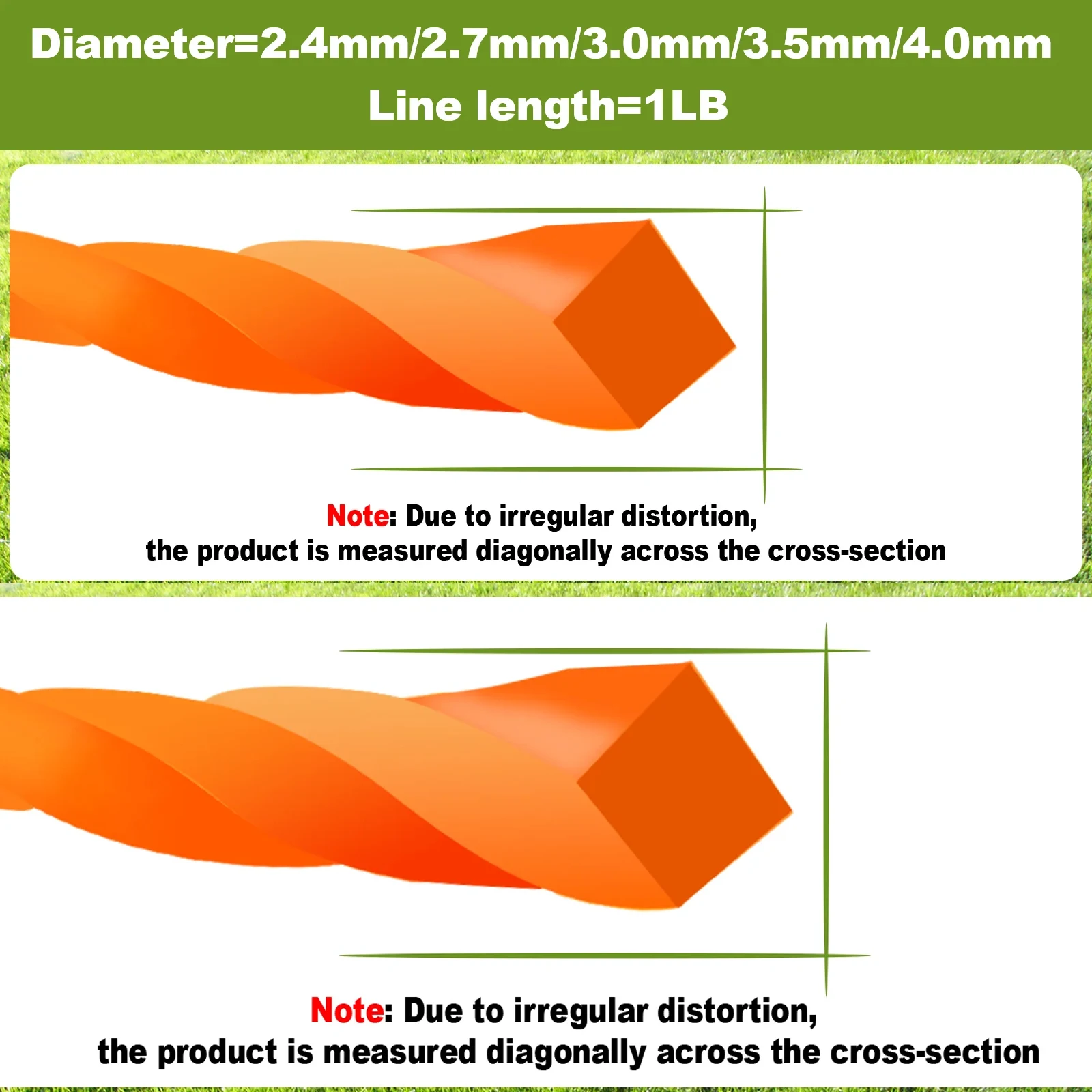 COSY 15m~116m Corda per tagliaerba in nylon da taglio 1.6mm~4.0mm Linea per decespugliatore Linea per decespugliatore in nylon ad alta efficienza
