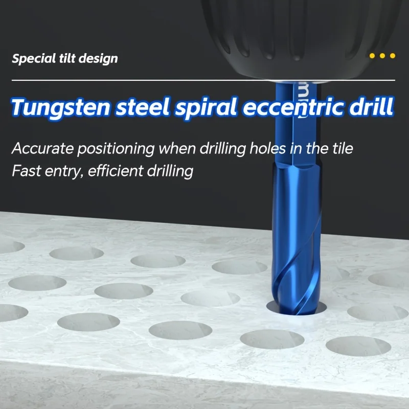 10/5/4/1PCS High-strength Eccentric Drill Bits For Glass Tile And Concrete Drilling Tools 6/8/10/12mm Drilling Tool Set