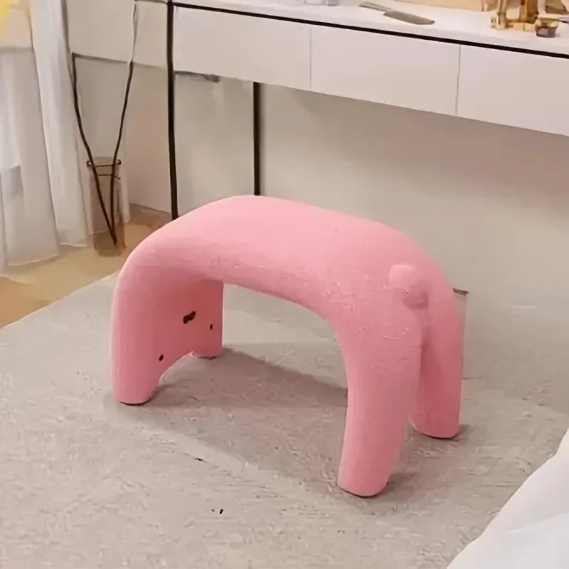 창의적인 고양이 발판 드레서 의자, 복도 오토만 의자, 책상 아래 발 받침대, 낮은 벤치 퍼프, 연회 가구, 1 개