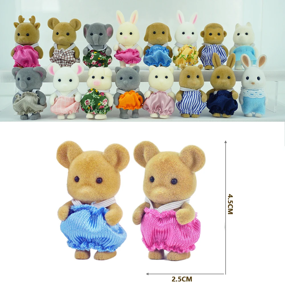 24 Kiểu Đầm Váy Mới Nhà Búp Bê Búp Bê Quần Áo Rừng Họ Bé Gái Giả Vờ Chơi Đồ Chơi Tương Thích 1:12 Nhà Búp Bê Phụ Kiện