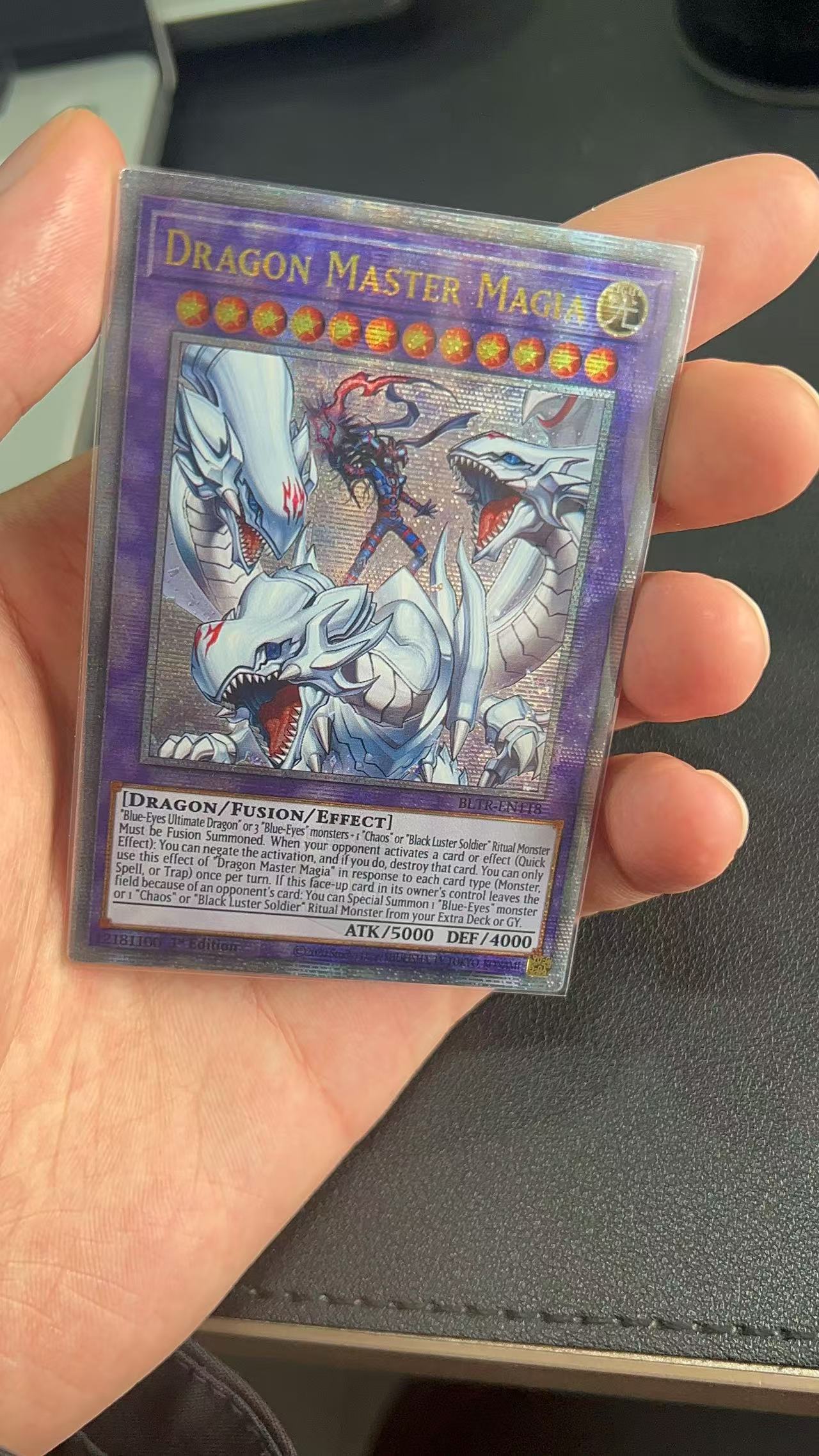 遊戯王 Quasi-ChromeSphere E/QCSER TCG ドラゴンマスターマギア (BLTR-EN118) ボードゲーム英語コレクションカスタマイズカード NotOriginal