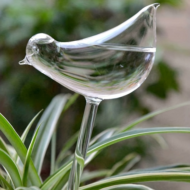 Nachahmung Glas Kunststoff Vogel Automatische Wasser Dispenser Faul Wasser Dispenser Reise Tropf Maschine Faul Wasser Dispenser Circula