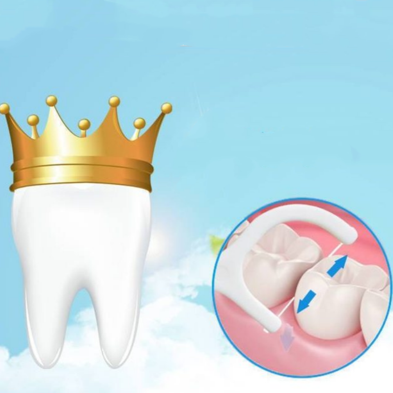 YS00060-100-1000 pieces of floss picks, tooth picks, tooth cleaning interdental brushes, disposable oral hygiene care