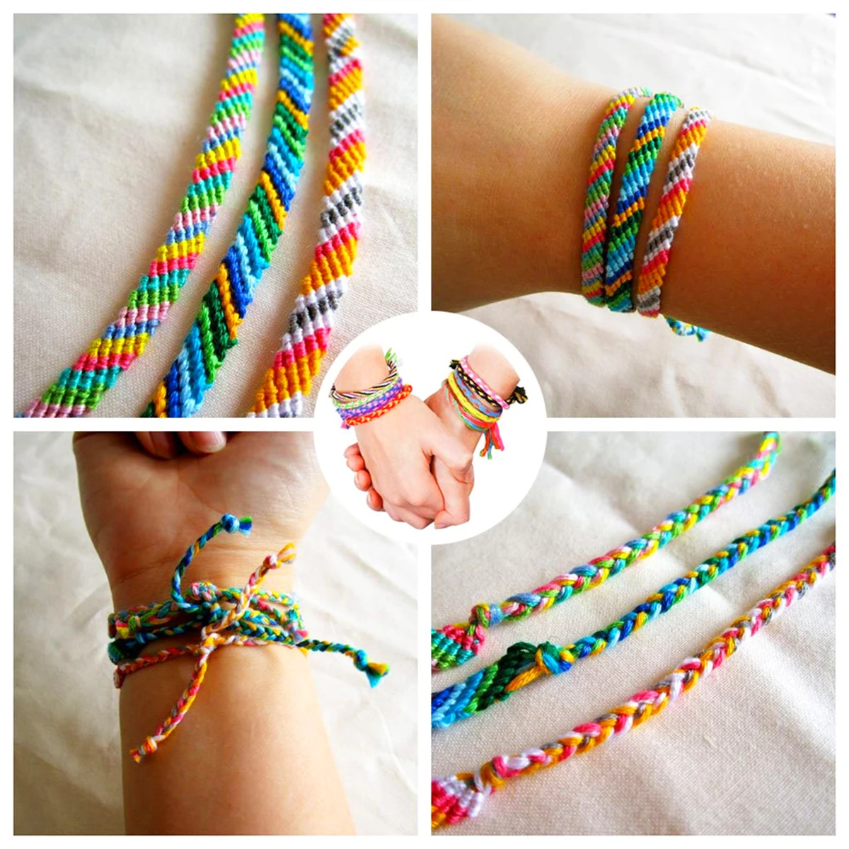 สาว DIY สร้อยข้อมือทําชุดเครื่องประดับทําชุดศิลปะสําหรับเด็กมิตรภาพหัตถกรรมชุดสําหรับ 5-12 ปีเด็กหญิงของเล่นของขวัญ