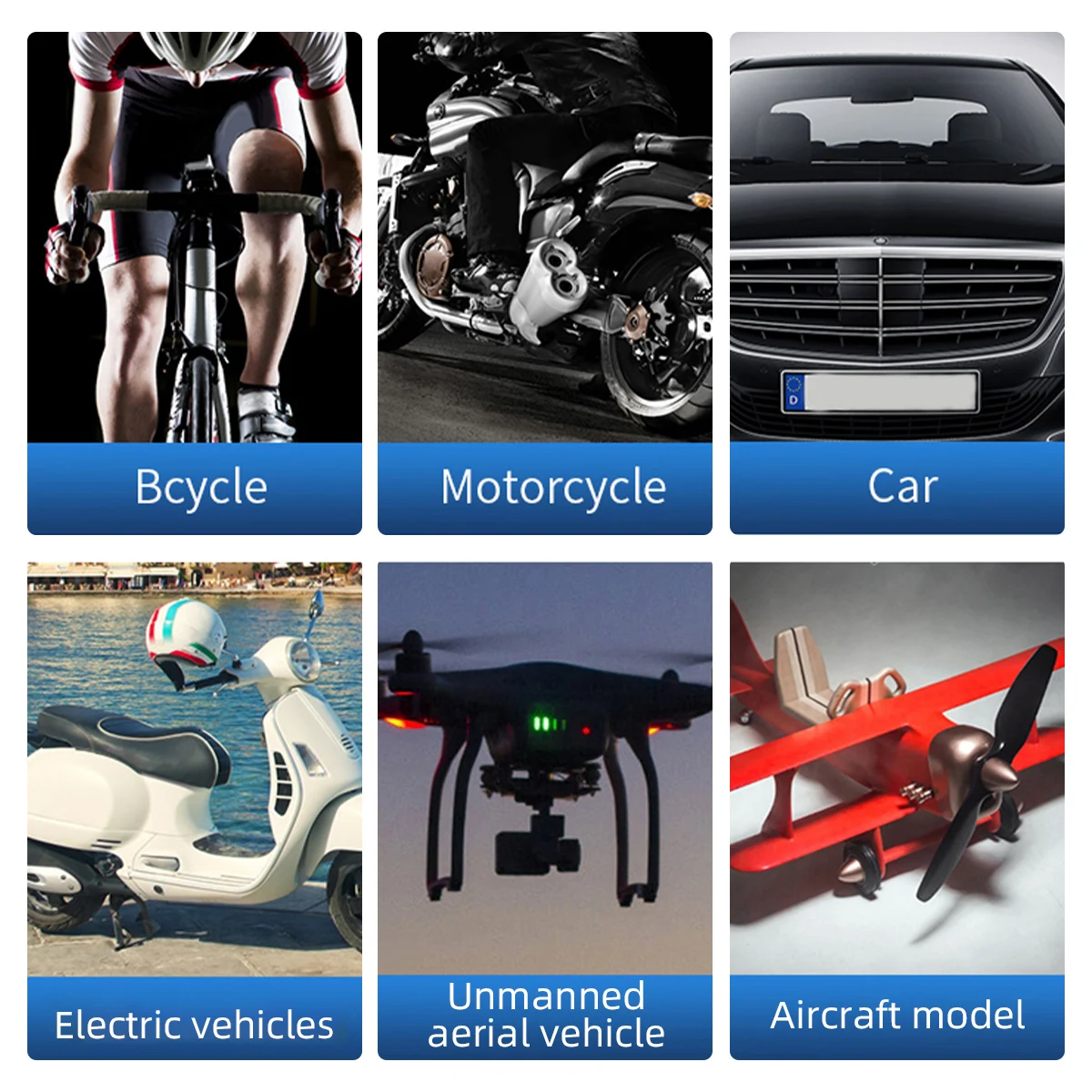 Luzes estroboscópicas de aeronave led rgb, luzes para motocicleta, posição de flash, luz sem fio, avião, helicóptero, luzes de advertência