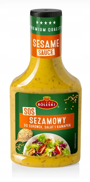 Firma Roleski Sos sezamowy do surówek sałat i kurczaka 300 g