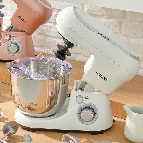 Mixer 1300W, Adonan, Daging, Mixer Baja Tahan Karat Mesin Masak Komersial Multifungsi Mixer Makanan Elektrik Adonan Telur