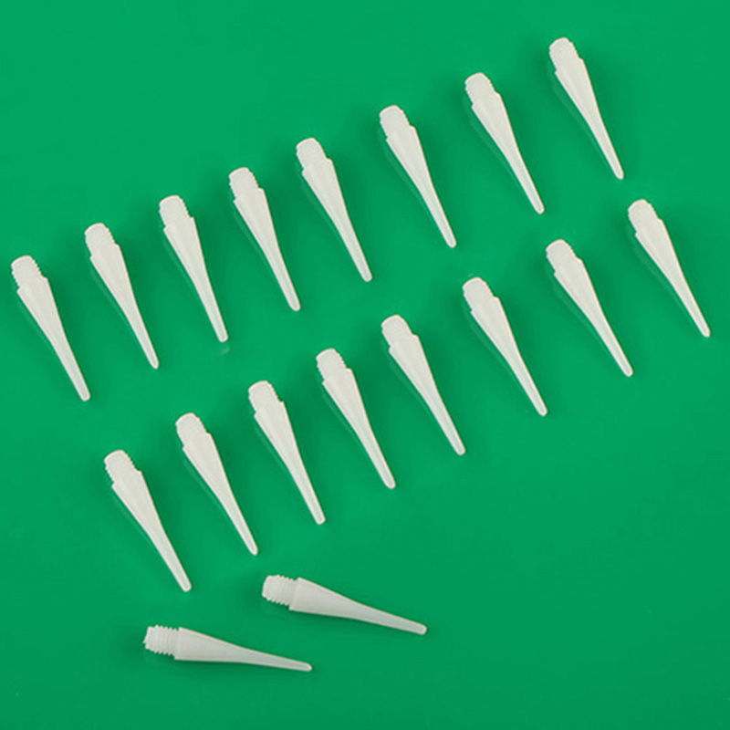 50PCS Soft Plastic Tips Points Needle Replacement White Parts New Safety Plastic Head Accessories